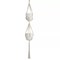 2 Tier Ivory Cotton Rope Macrame Indoor Pot Holder Planter Hanger Party Supplies